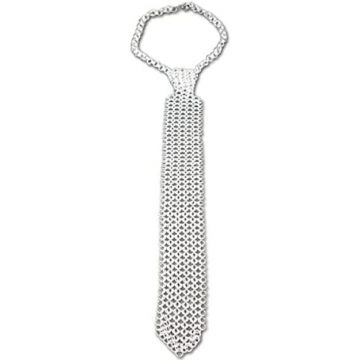 Medieval Warrior Chain Mail Clothing Aluminum Butted Neck Tie